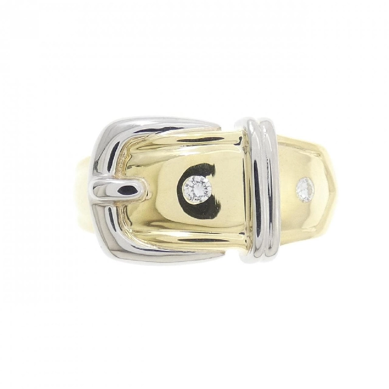 Nhẫn kim cương K18YG/PT900 0.05CT - Hàng hiệu Authentic 846368