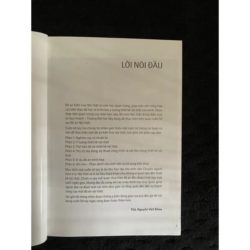 Sổ tay Đồ án Nội thấy- Nguyễn Việt Khoa 1027732