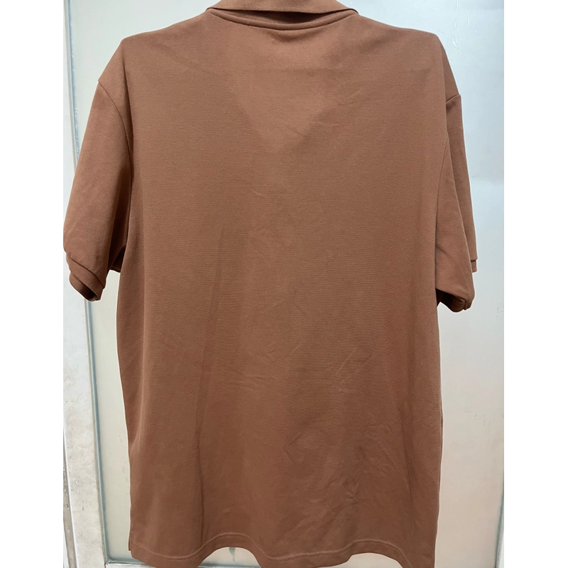 Combo 2 áo polo Thái màu xanh & màu nâu tặng kèm màu kem. 502139