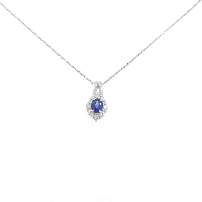 Dây chuyền Sapphire PT900/PT850 0.37CT - Hàng hiệu Chính hãng 861421