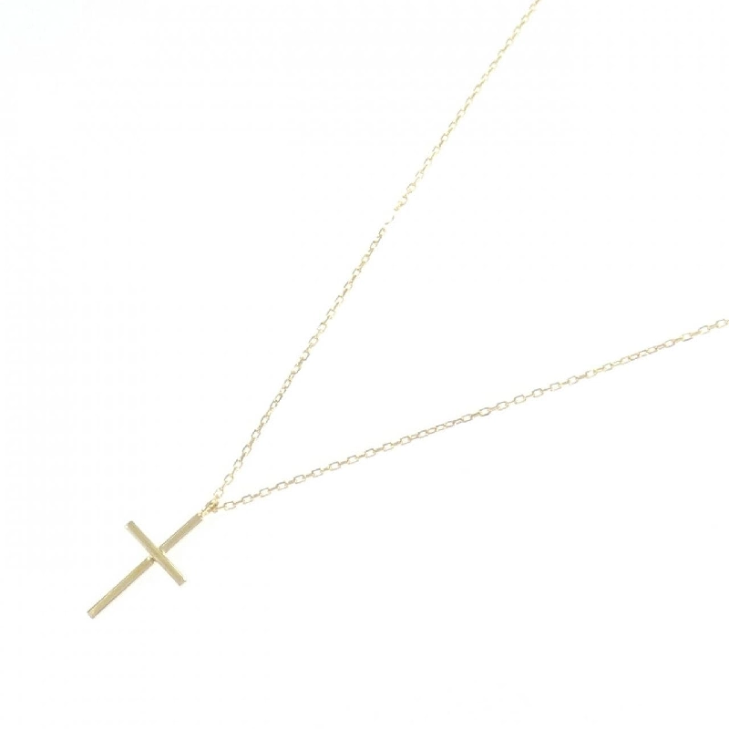 K18YG Dây chuyền hình chữ thập - Hàng hiệu Chính hãng 862073