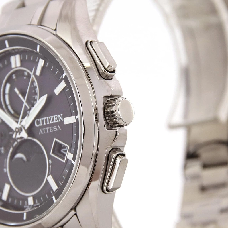 Đồng hồ điện tử Citizen Attesa H874-005HK01/BY1001-66E TI Solar Quartz - Hàng hiệu Chính hãng 882782