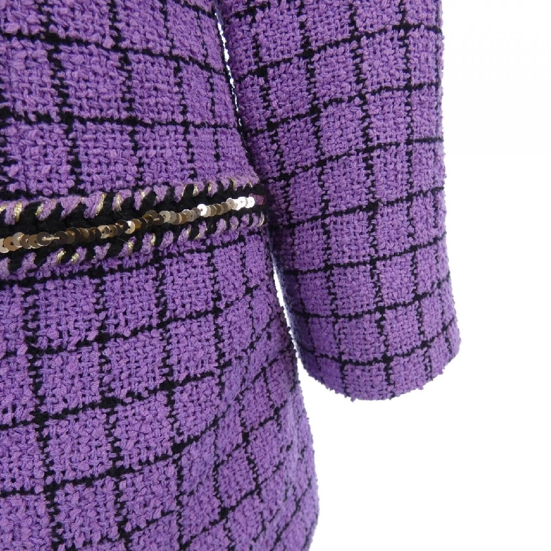 【Mã giảm giá】Áo khoác không cổ CHANEL 642560