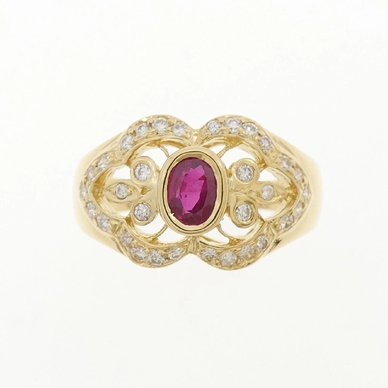 Nhẫn Ruby 750YG - Hàng hiệu Chính hãng 854351