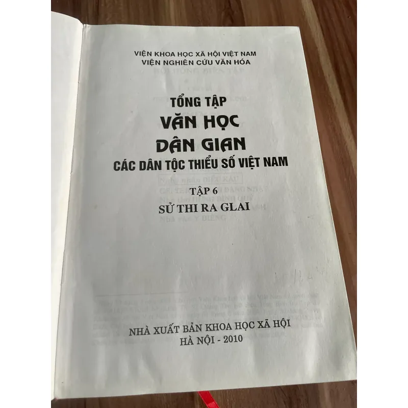 Sử thi Gia Rai , 1600 trang, khổ lớn, bìa cứng  594724