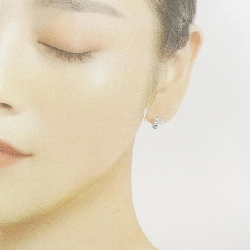 K14WG Bông tai Angel Blue Topaz - Hàng hiệu Chính hãng 868870