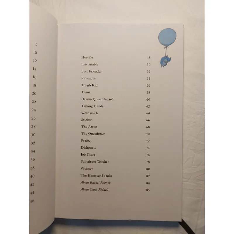 A KID IN MY CLASS - Rachel Rooney • Minh họa: Chris Riddell - Bìa cứng, khổ lớn, mới 99% 764556