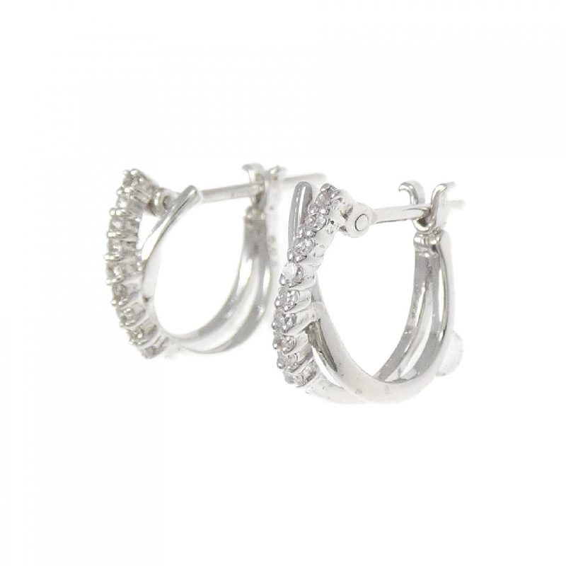 K18WG Bông tai kim cương 0.10CT - Hàng hiệu Chính hãng 868861