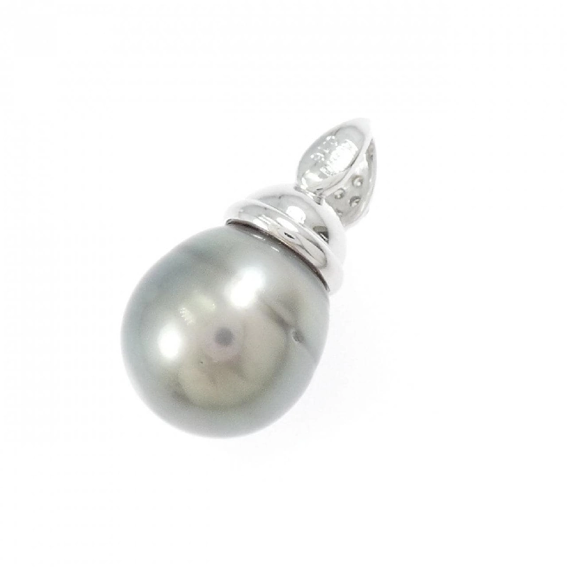 K14WG Ngọc trai đen pendant - Hàng hiệu Authentic 862050