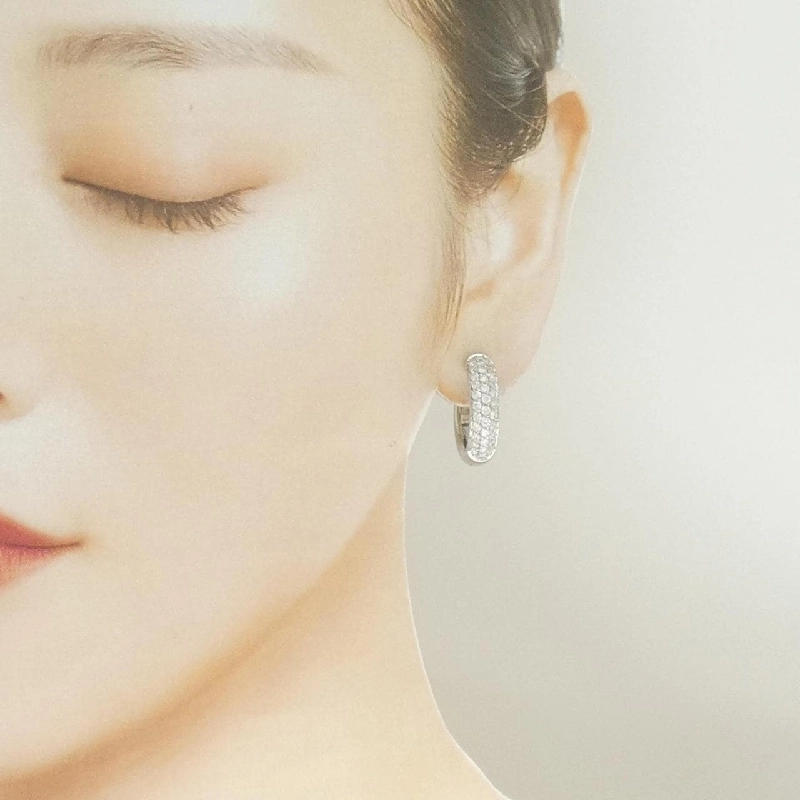 Bông tai kim cương 18KTWG 1.60CT - Hàng hiệu Authentic 873372