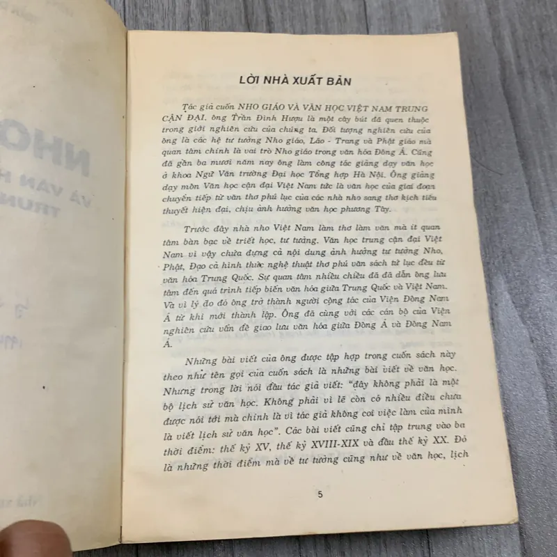 Nho giáo và văn học việt nam trung cận đại. 3b4 718662