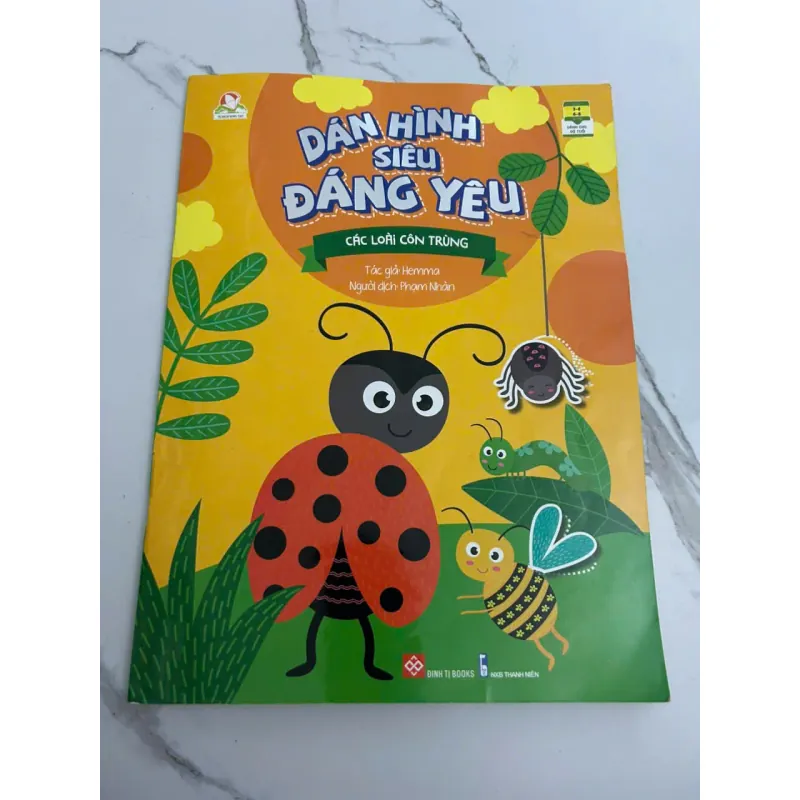 Dán hình siêu đáng yêu - Các loài côn trùng - Hemma - Sách thiếu nhi 705793