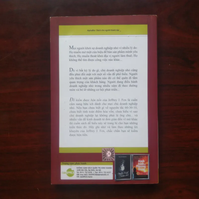 [Sách Kinh Doanh] Để Kiếm Được Bộn Tiền (Jeffrey J. Fox) 992319