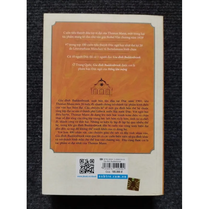 Gia đình Buddenbrook, của nhà văn Thomas Mann.  1039644