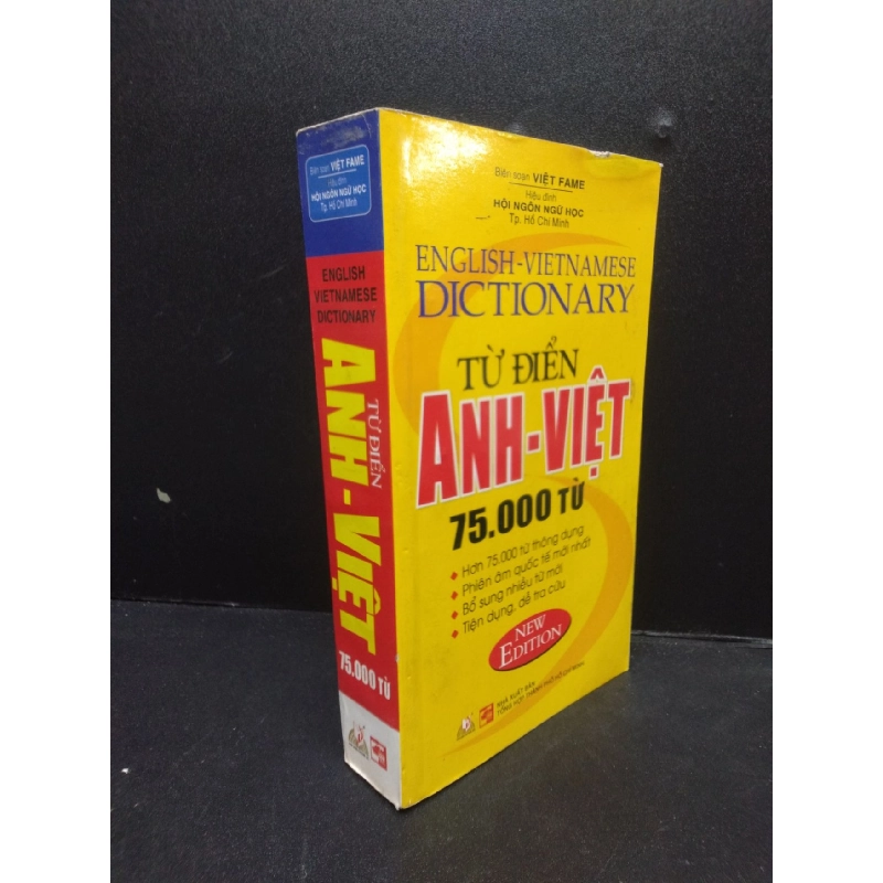 Từ điển Anh Việt 75.000 từ năm 2014 mới 80% bẩn ố vàng HCM2902 913395