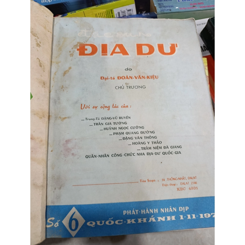ĐẶC SẢN ĐỊA-DƯ - ĐẠI TÁ ĐOÀN VĂN KIỆU 542858