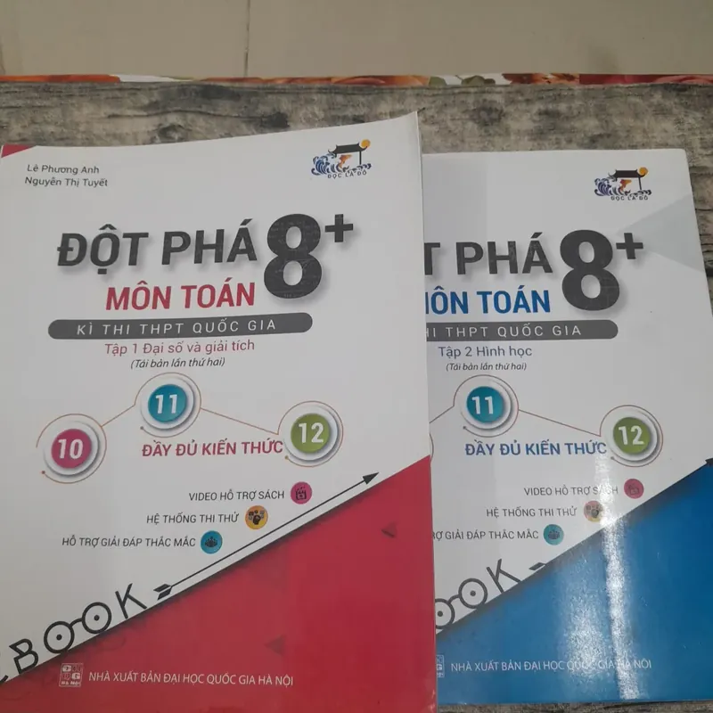 Đột phá 8+ Môn Toán THPT Quốc Gia Tập 1-Đại số và 2 -Hình học 608947