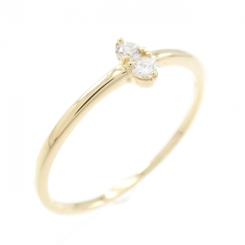 【Remake】Nhẫn kim cương K18YG 0.06CT 672131