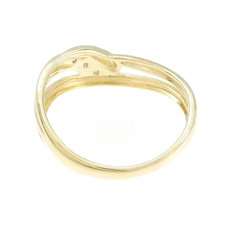 Nhẫn kim cương K18YG 0.02CT 671288