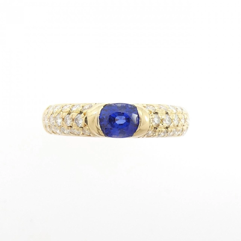 Nhẫn Sapphire K18YG 0.63CT - Hàng hiệu Chính hãng 850464