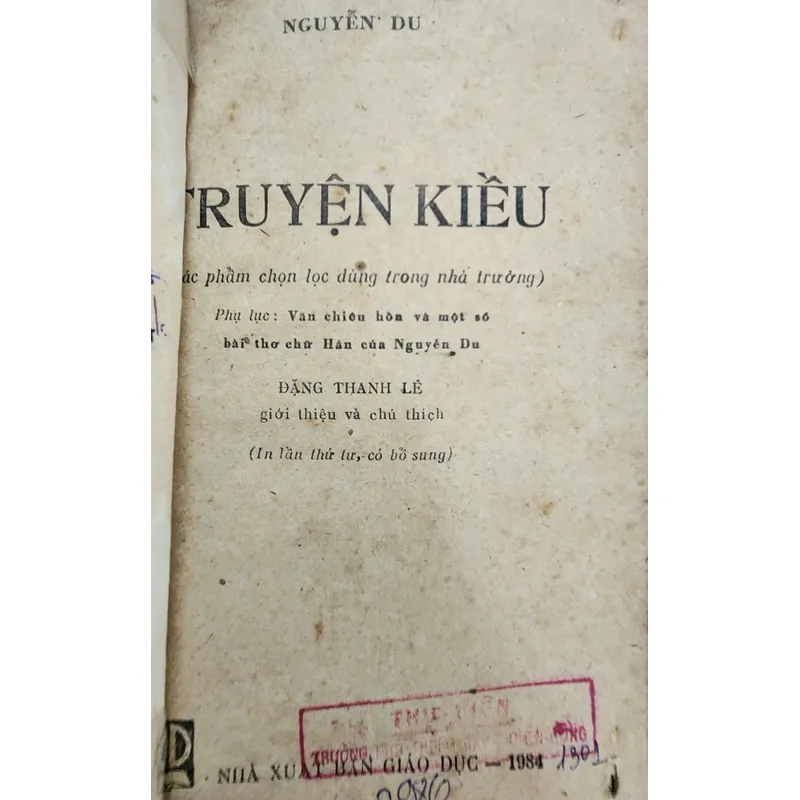 TRUYỆN KIỀU - Nguyễn Du (phụ lục Văn Chiêu Hồn và các bài thơ chữ Hán) 705478
