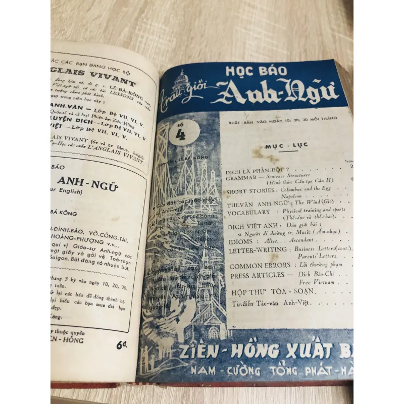 HỌC BÁO ANH NGỮ – Trau dồi Anh Ngữ (Bộ đủ 10 số, đóng bìa cứng)  931982