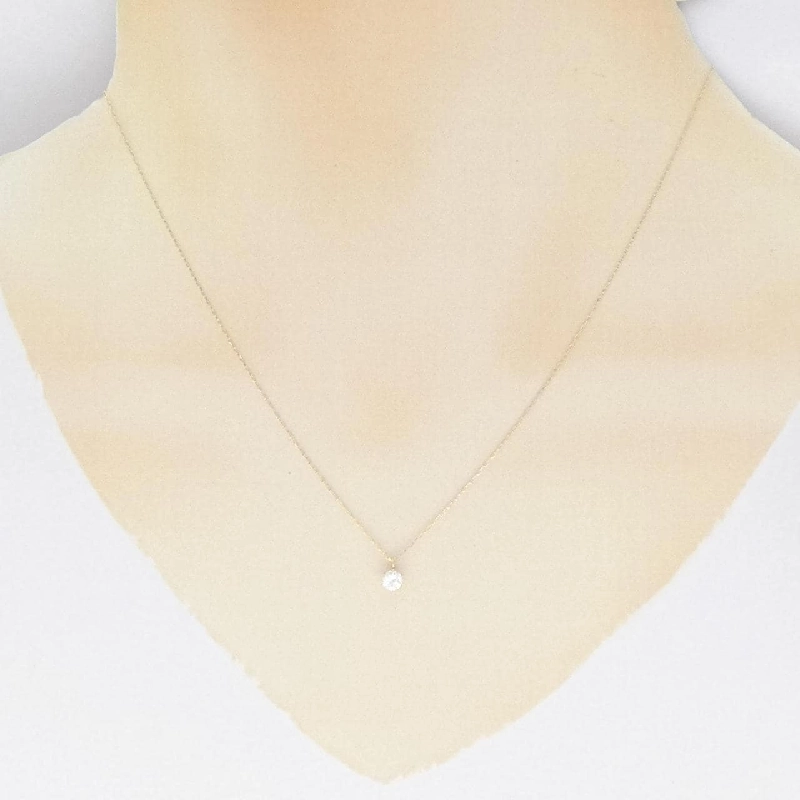 K18YG Solitaire Dây chuyền kim cương 0.15CT - Hàng hiệu Chính hãng 863520