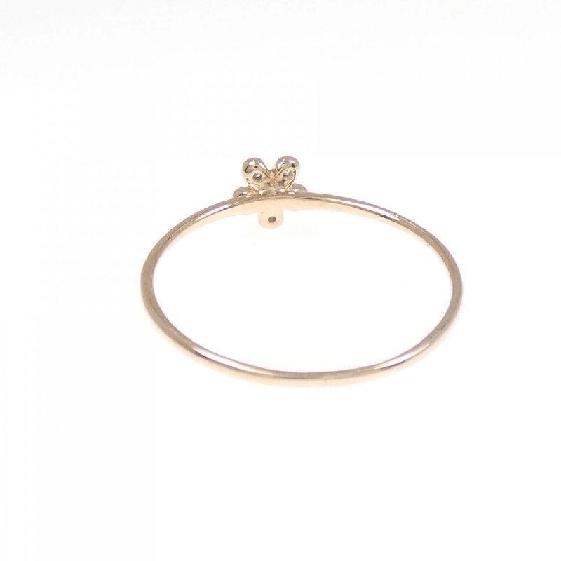 Nhẫn kim cương hoa 750PG/750WG 0.01CT 669588