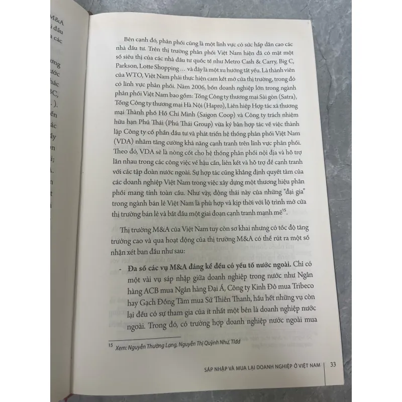 SÁP NHẬP VÀ MUA LẠI DOANH NGHIỆP Ở VIỆT NAM - PHẠM TRÍ HÙNG, ĐẶNG THẾ ĐỨC 785074