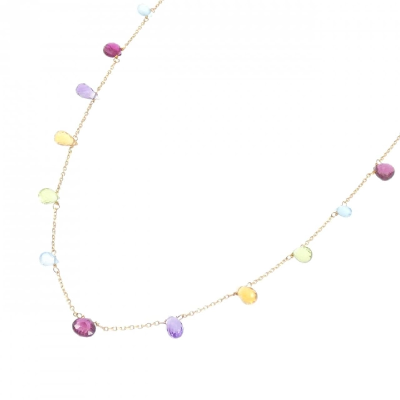 K18YG Đá màu Dây chuyền - Hàng hiệu Chính hãng 856374