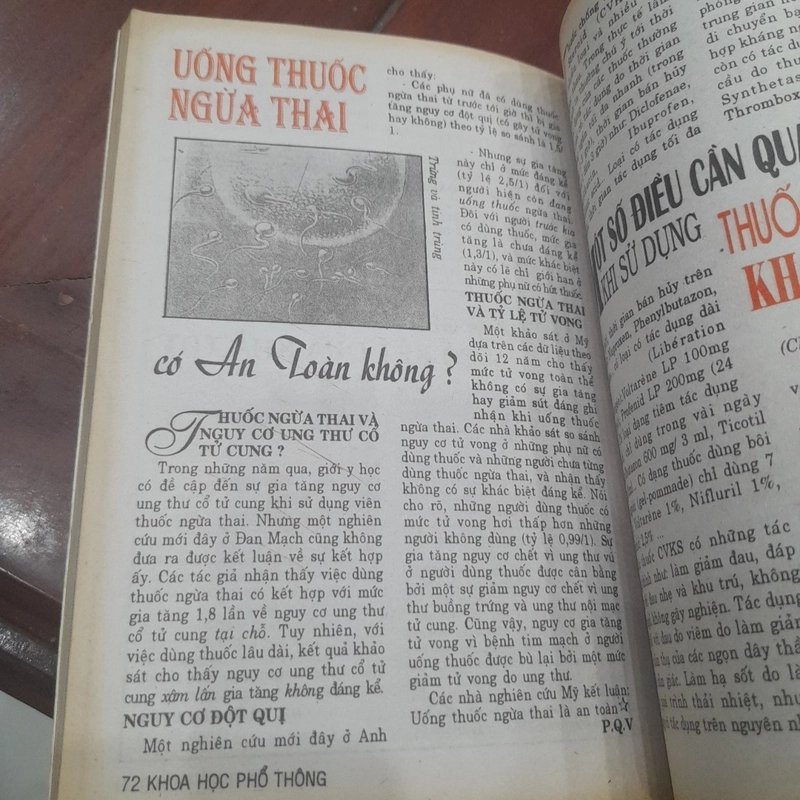KHOA HỌC PHỔ THÔNG phụ san số 295 tháng 11-1995 459261