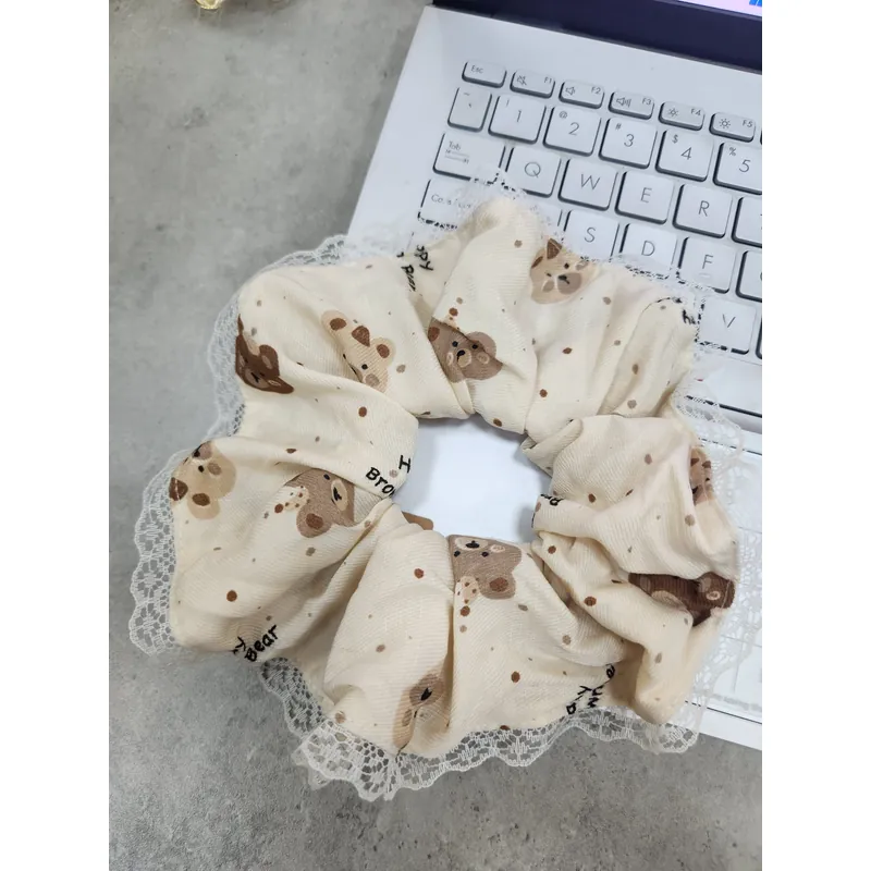 Thun côt tóc gấu kem from 14cm 726616