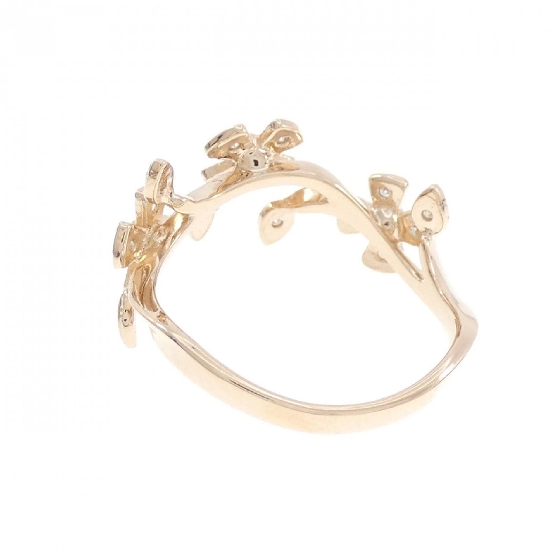 Nhẫn kim cương hoa K18PG 0.15CT 670723