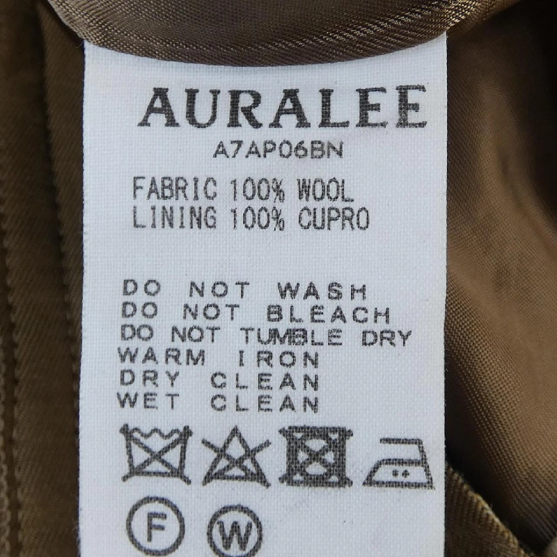 【Mã giảm giá】Quần AURALEE 650157