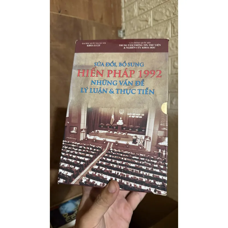 Sách nội bộ Sửa đổi, bổ sung Hiến Pháp 1992 , boxset đẹp và hiếm -TH1 721129