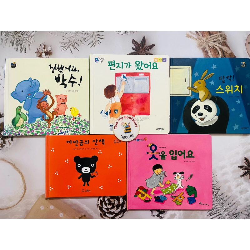 Picturebook bìa cứng tiếng Hàn cho bé từ 0T 507402
