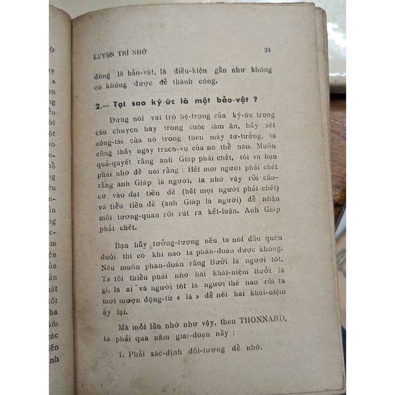 Luyện Trí Nhớ - Hoàng Xuân Việt (sách xưa 1972 còn rất mới) 494987