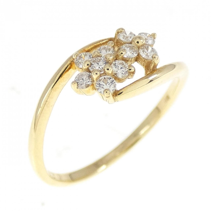 Nhẫn kim cương hoa K18YG 0.20CT - Hàng hiệu chính hãng 856366