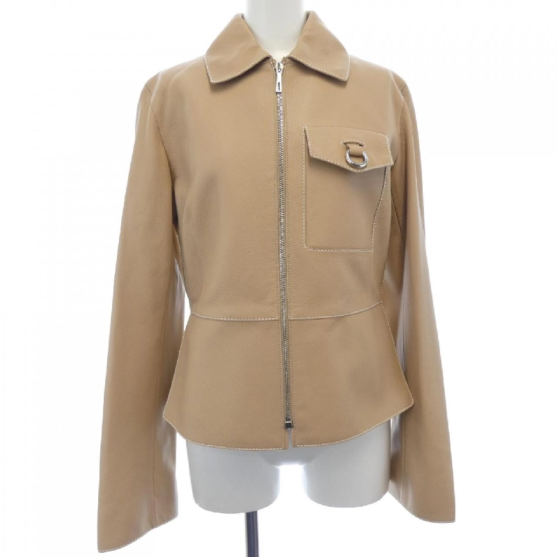 Áo khoác da HERMES 3E1220D8 629592