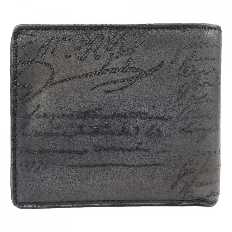 Berluti Mako Re Scrit Leather Wallet - Hàng hiệu Chính hãng 906016
