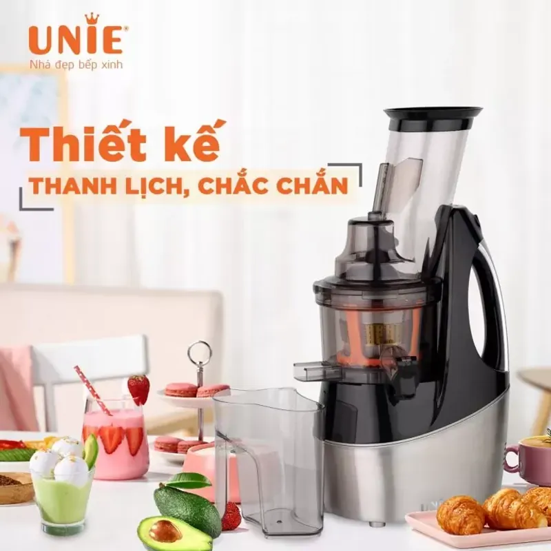 Máy ép chậm UNIE UE-580 – Ống ép kết hợp lưỡi dao, tiện lợi vượt trội 573926