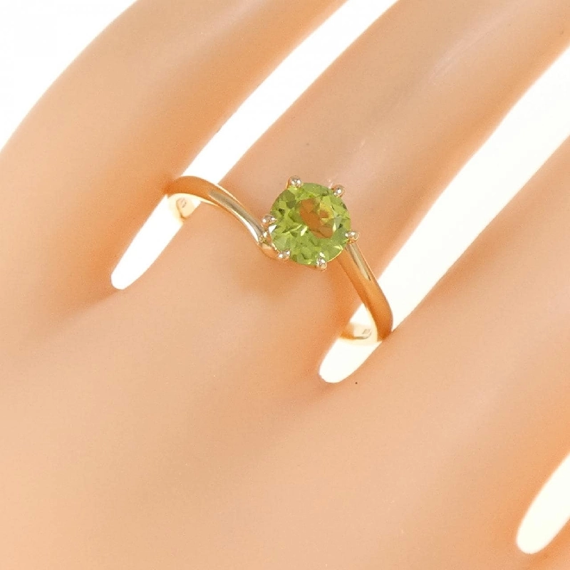 Nhẫn Peridot K18YG 0.70CT - Hàng hiệu Chính hãng 849901