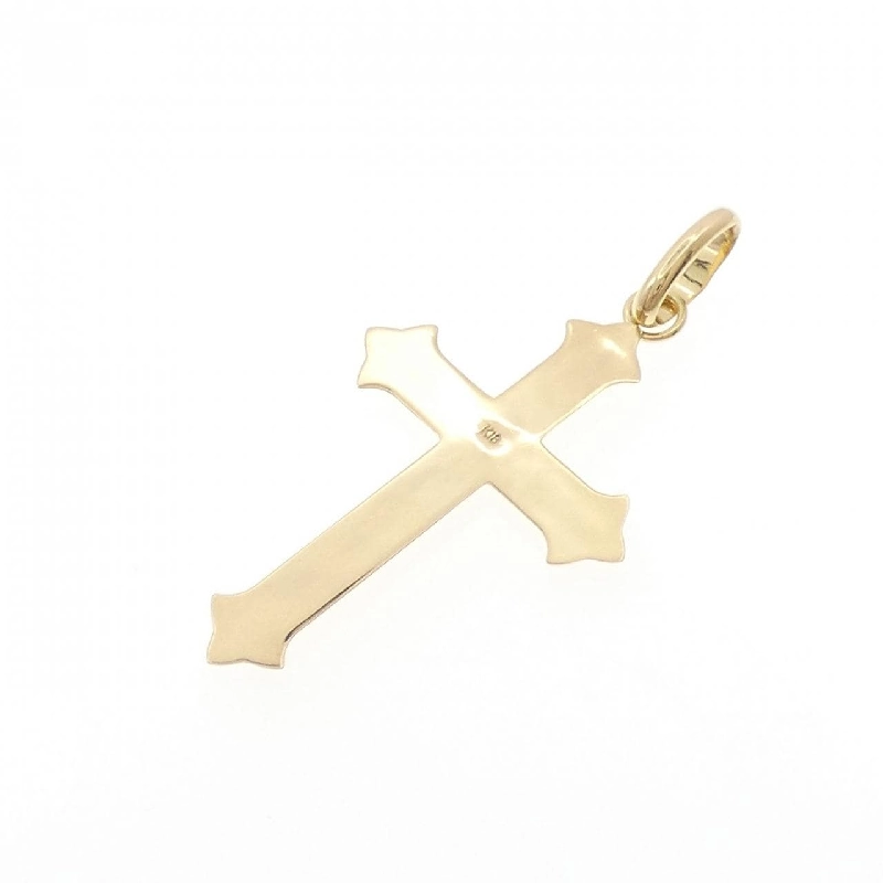 K18YG Mặt dây chuyền hình chữ thập - Hàng hiệu Chính hãng 864926