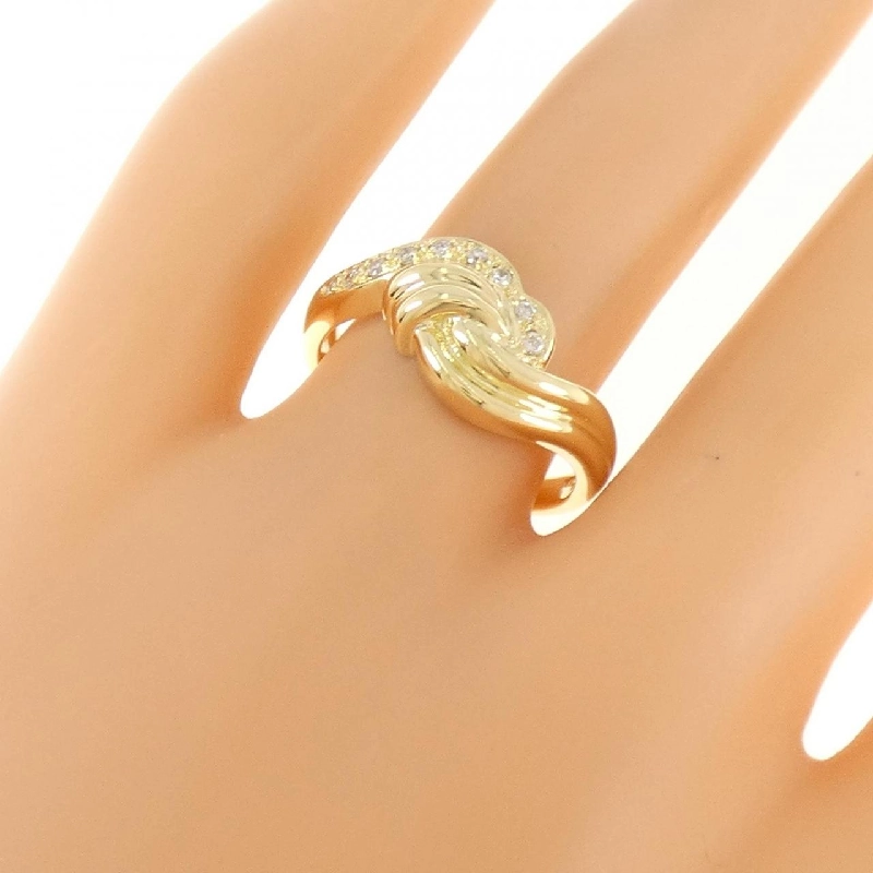 Nhẫn kim cương K18YG 0.09CT - Hàng hiệu Chính hãng 854822