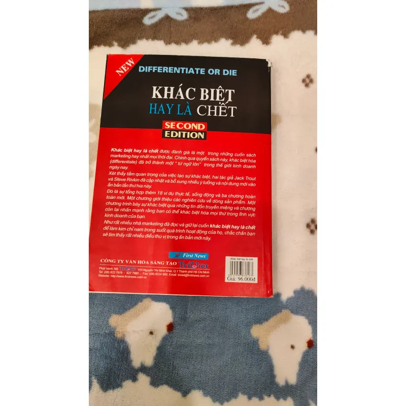 Sách Tiểu Thuyết Khác Biệt Hay Là Chết Jack Trout Steve Rivkin 2nd Edition 1001581