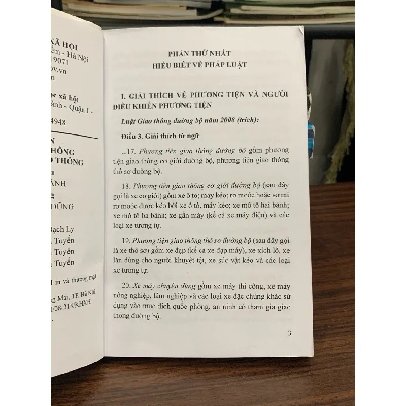 Sổ tay tuyên truyền giáo dục an toàn giao thông và thực hiện văn hoá giao thông- Đại tá Trần Sơn 674822