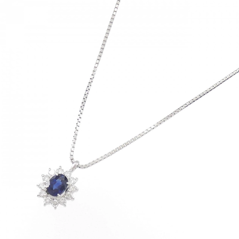 Dây chuyền Sapphire PT900/PT850 0.67CT - Hàng hiệu Chính hãng 861475