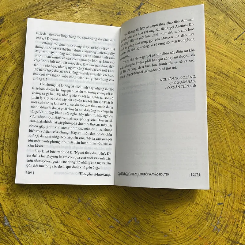GIAMILIA- TRUYỆN NÚI ĐỒI VÀ THẢO NGUYÊN- TSINGHIZ AITƠMATỐP 569711