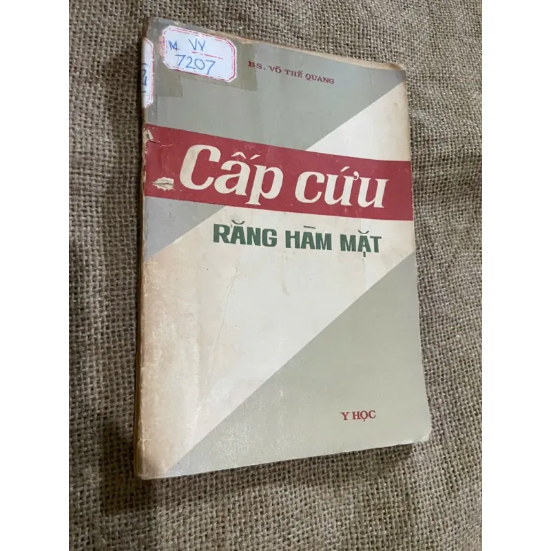 CẤP CỨU RĂNG HÀM MẶT - 170 TRANG - 1978 571882