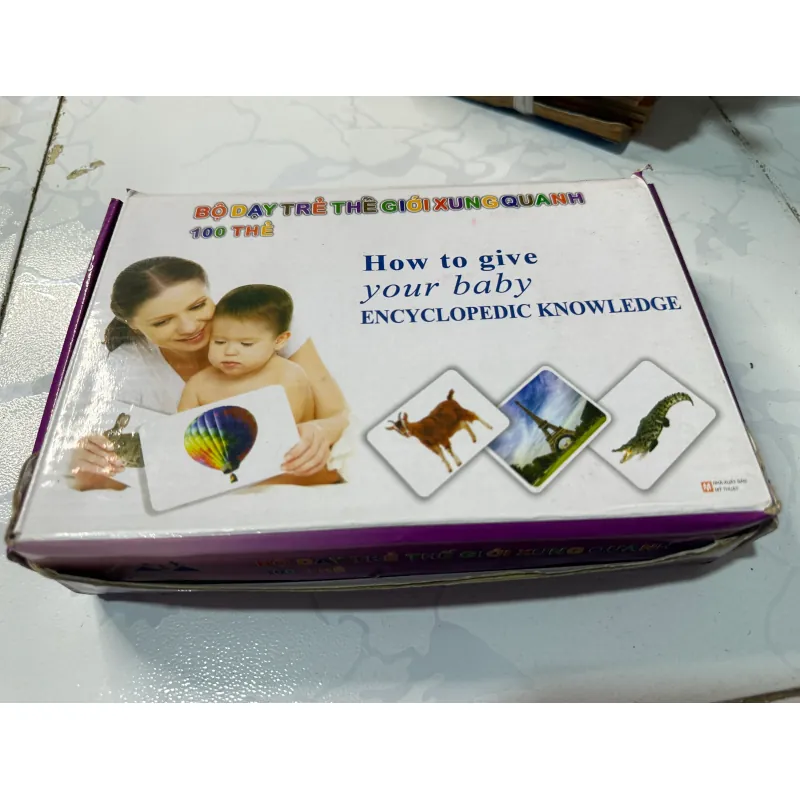 Bộ thẻ dạy trẻ thế giới xung quanh 95 thẻ 1008561